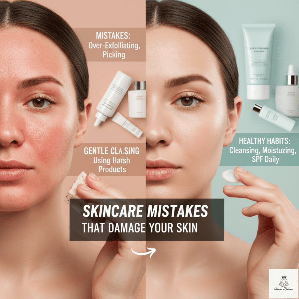 skincare mistakes that damage your skin