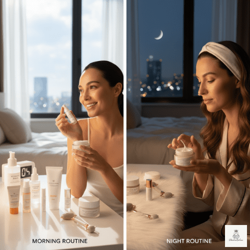 morning vs night skincare tips