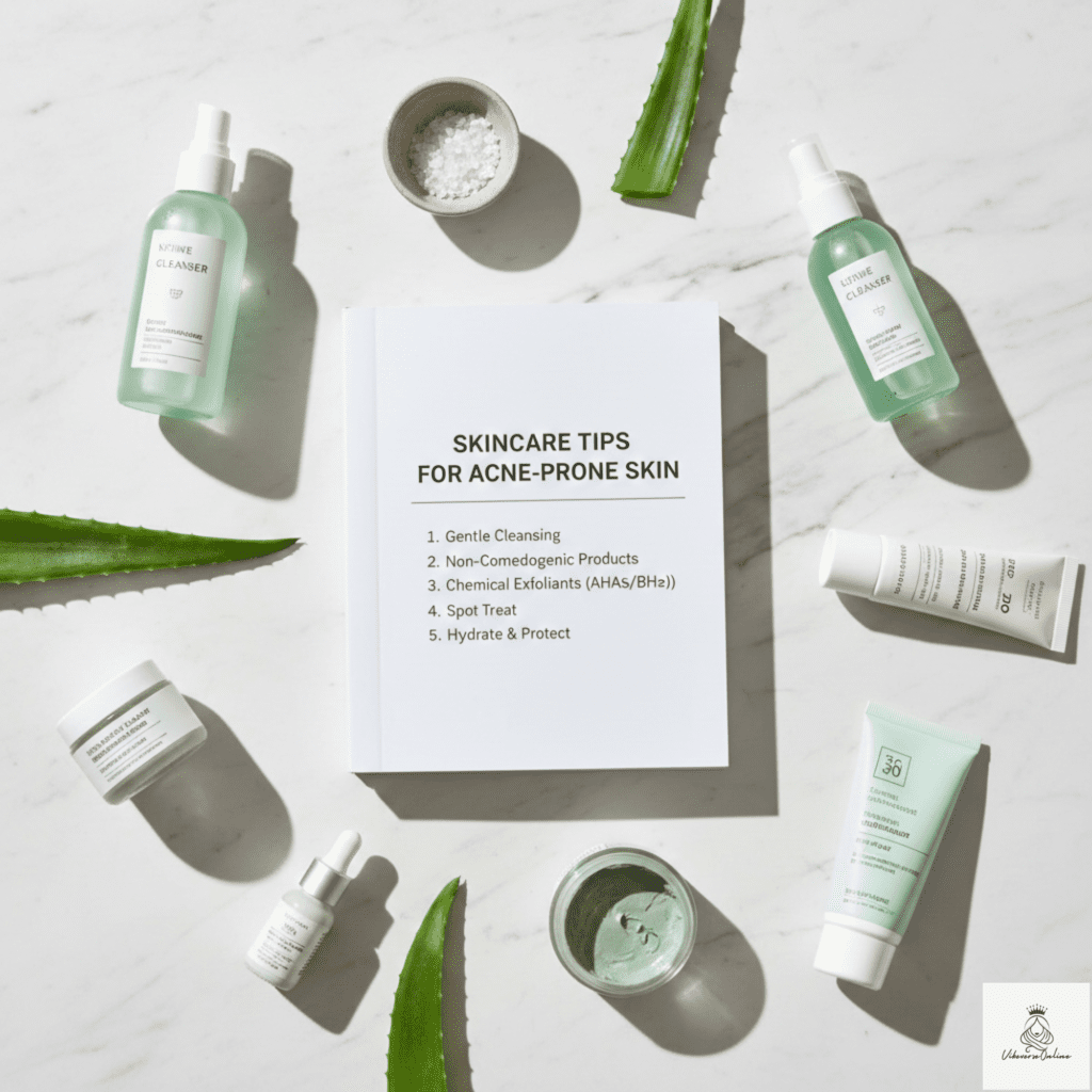 skincare tips for acne-prone skin