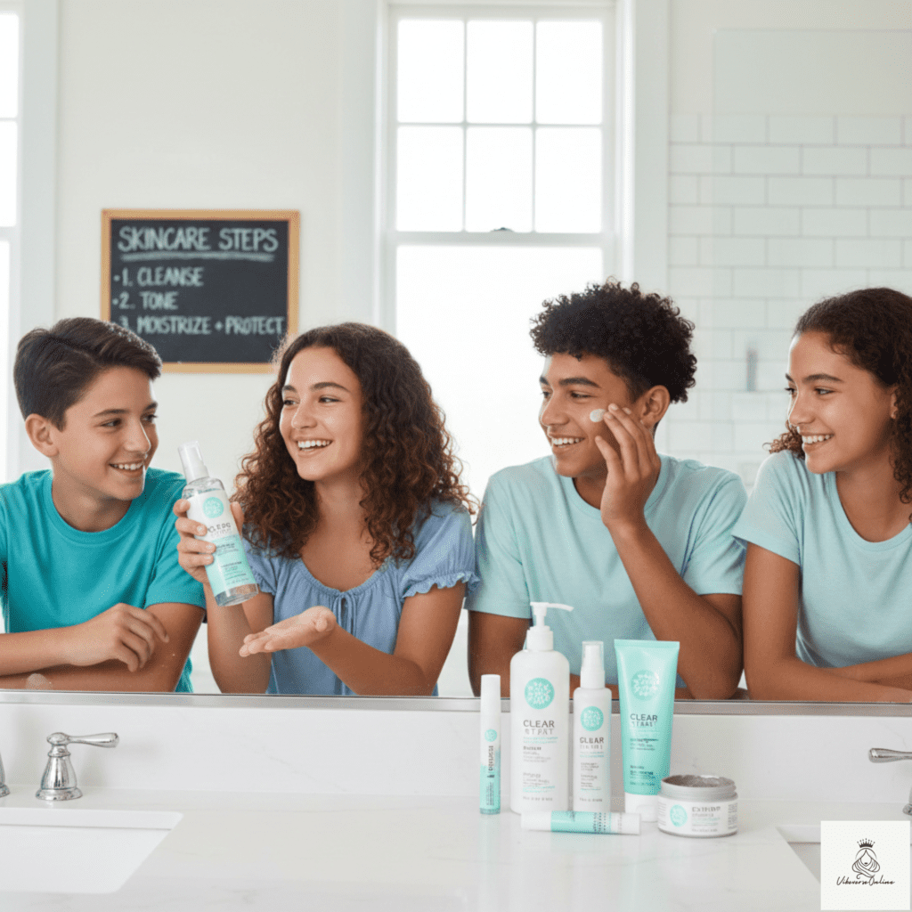 skincare routine for teenagers