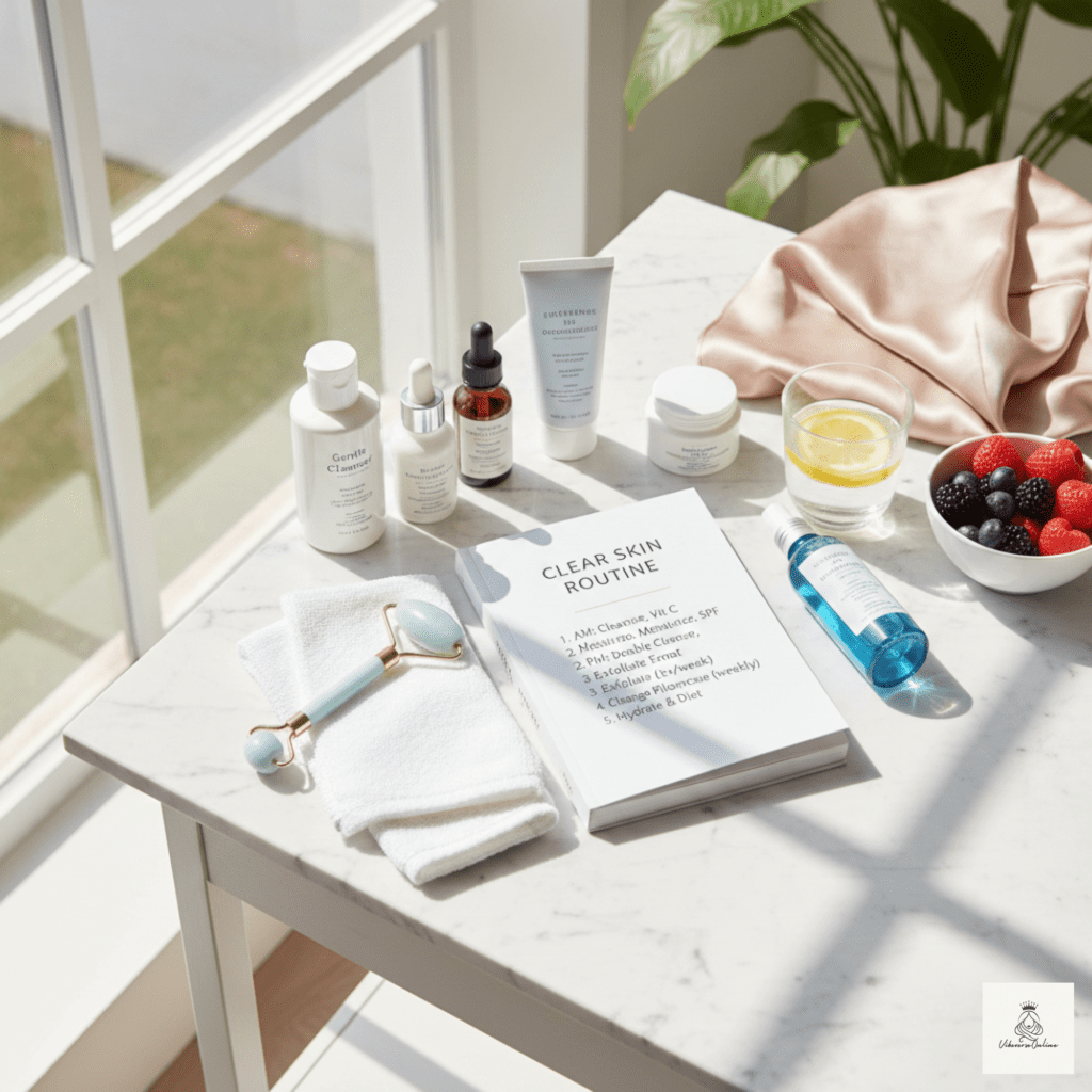 best skincare habits for clear skin